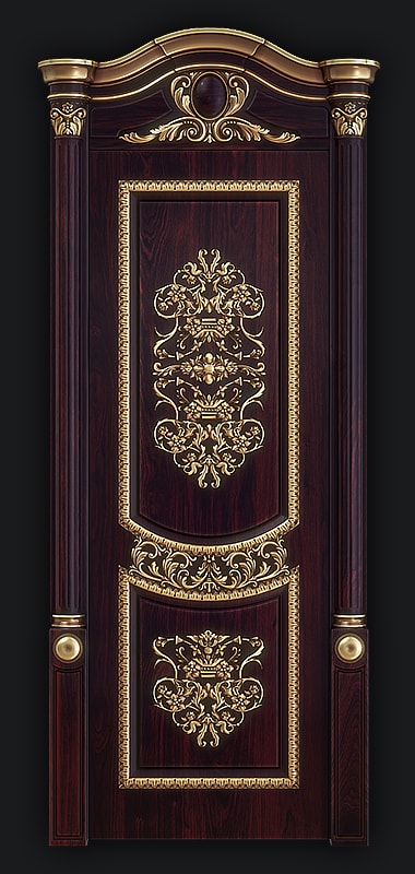 3D Модель для ЧПУ - Дверь Санторини